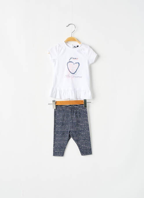 Ensemble pantalon bleu 3 POMMES pour fille