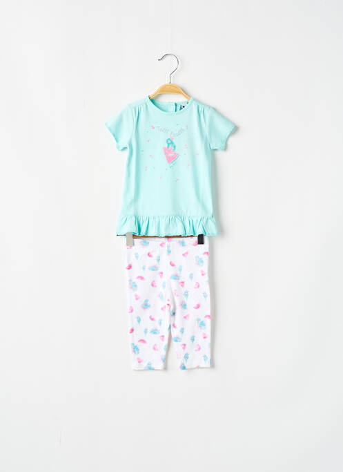 Ensemble pantalon bleu 3 POMMES pour fille