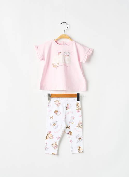 Ensemble pantalon rose MAYORAL pour fille