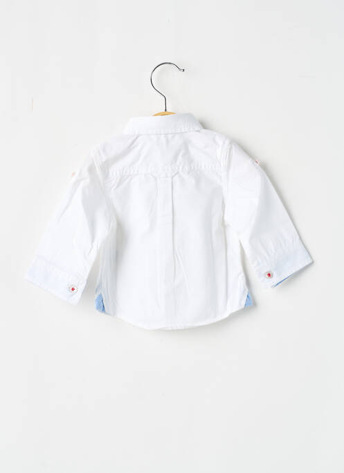 Chemise manches longues blanc 3 POMMES pour garçon