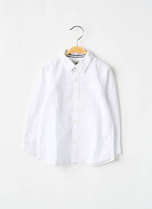 Chemise manches longues blanc JEAN BOURGET pour garçon