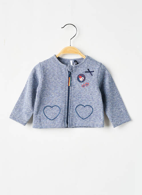 Veste casual bleu 3 POMMES pour fille