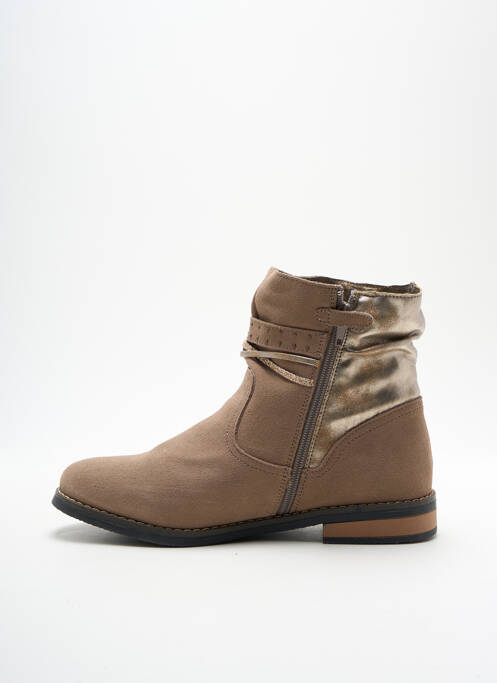 Bottines/Boots beige LILYBELLULE pour femme