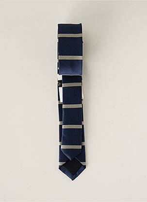 Cravate tissage satiné bleu LITTLE COUTURE garçon