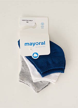 Chaussettes forme socquettes bleu MAYORAL garcon