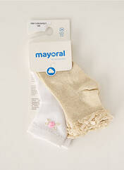 Chaussettes beige MAYORAL pour fille seconde vue