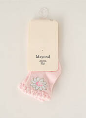 Chaussettes rose MAYORAL pour fille seconde vue