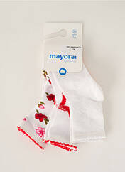 Chaussettes rouge MAYORAL pour fille seconde vue