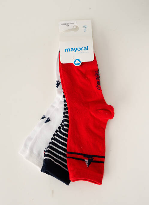 Chaussettes rouge MAYORAL pour garçon