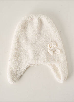 Bonnet forme chapka blanc ABSORBA garçon