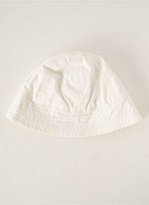 Chapeau tissage popeline blanc ABSORBA fille