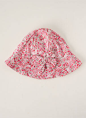 Chapeau tissage popeline rose ABSORBA fille