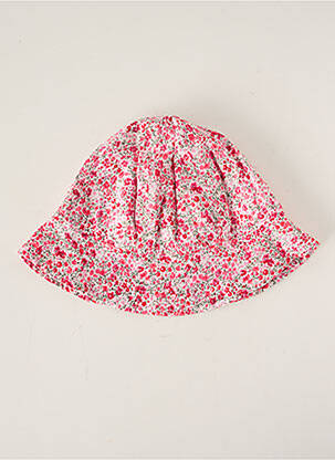 Chapeau tissage popeline rose ABSORBA fille