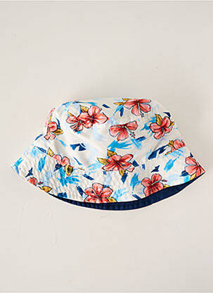 Chapeau imprimé fleurs bleu MAYORAL fille