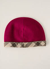 Bonnet violet BURBERRY pour fille seconde vue