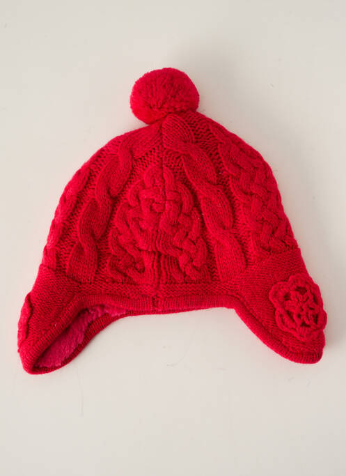 Bonnet forme chapka rouge ABSORBA fille