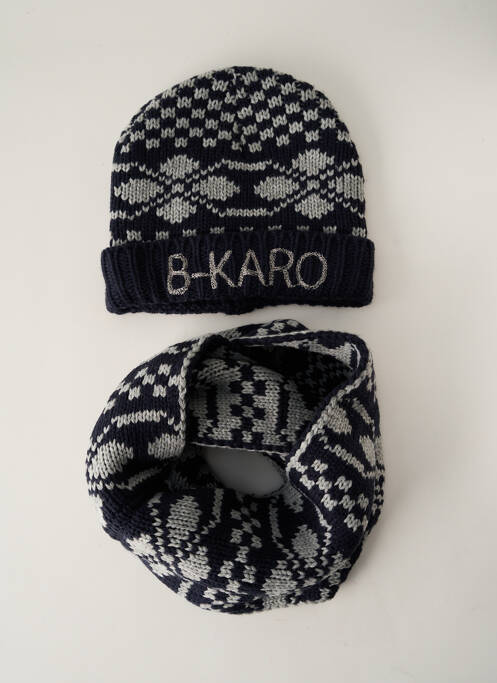 Bonnet bleu BECKARO pour garçon