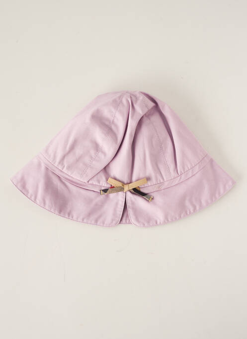 Chapeau violet BURBERRY pour fille