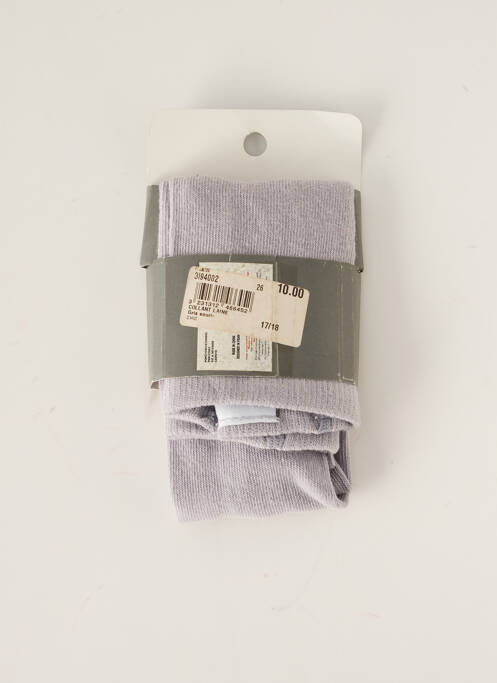 Collants gris 3 POMMES pour fille