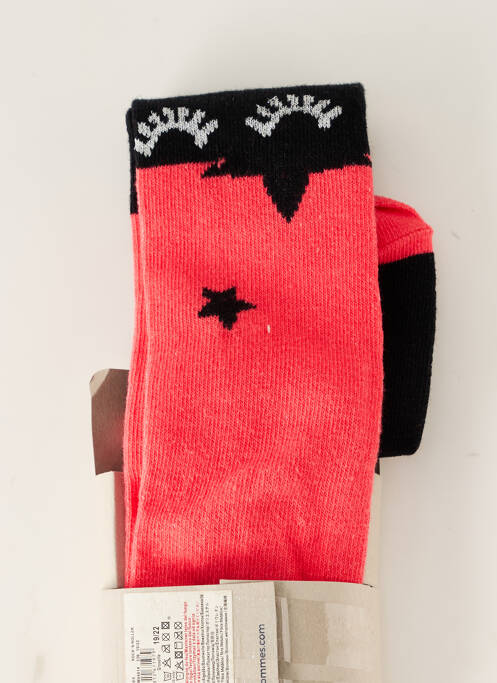 Collants rose 3 POMMES pour fille