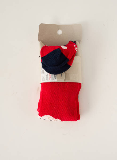 Collants rouge 3 POMMES pour fille