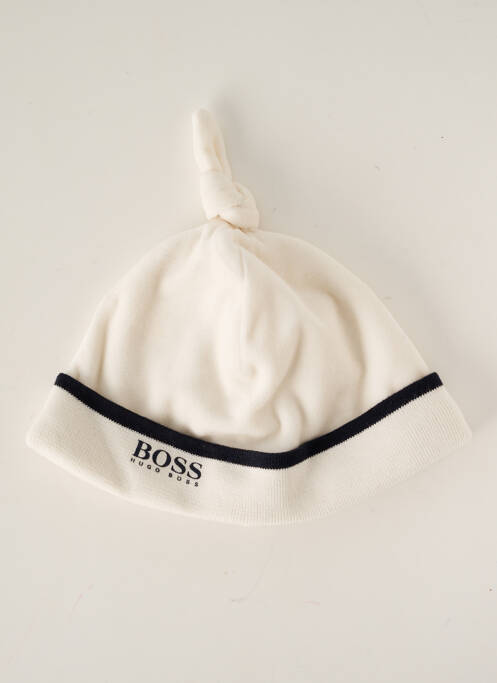 Bonnet blanc HUGO BOSS pour garçon