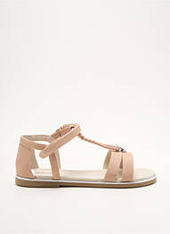 Sandales/nu pieds matière lisse chiquet rose MAYORAL fille