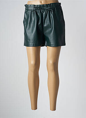 Short coupe droite taille haute vert MOLLY BRACKEN femme