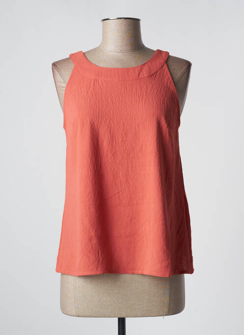 Top orange MOLLY BRACKEN pour femme