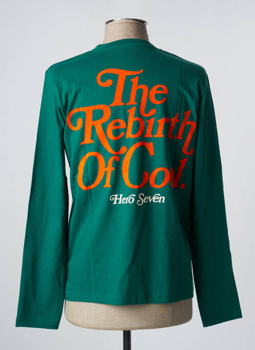 T-shirt vert HERO SEVEN pour garçon