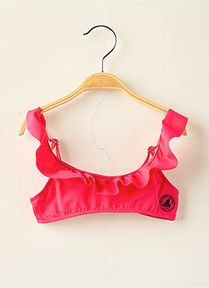 Haut de maillot de bain fermeture agrafe rose JOTT (JUST OVER THE TOP) fille