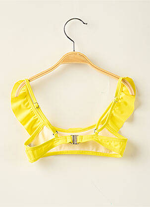 Haut de maillot de bain fermeture agrafe jaune JOTT (JUST OVER THE TOP) fille