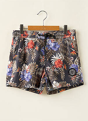 Short de bain tissage popeline gris TEDDY SMITH garçon