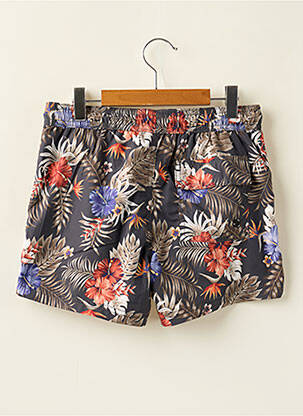 Short de bain tissage popeline gris TEDDY SMITH garçon