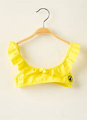 Haut de maillot de bain jaune JOTT (JUST OVER THE TOP) pour fille seconde vue