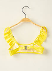 Haut de maillot de bain jaune JOTT (JUST OVER THE TOP) pour fille seconde vue