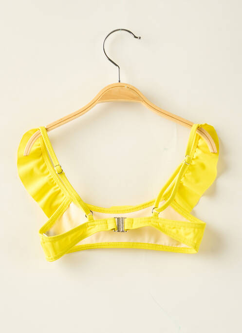 Haut de maillot de bain fermeture agrafe jaune JOTT (JUST OVER THE TOP) fille