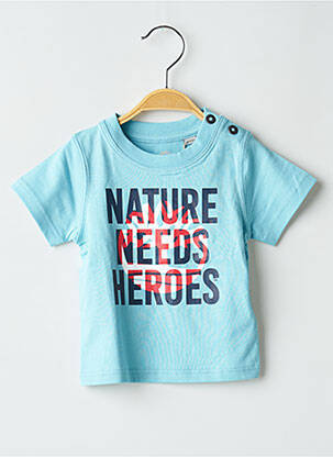 T-shirt stretch manches courtes bleu TIMBERLAND garçon