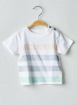 T-shirt coupe droite manches courtes blanc TIMBERLAND garçon