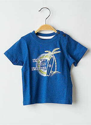 T-shirt stretch manches courtes bleu TIMBERLAND garçon