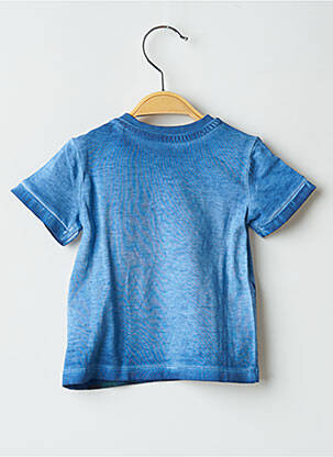 T-shirt stretch manches courtes bleu GUESS garcon