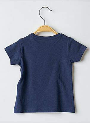 T-shirt coupe cintrée manches courtes bleu GUESS fille