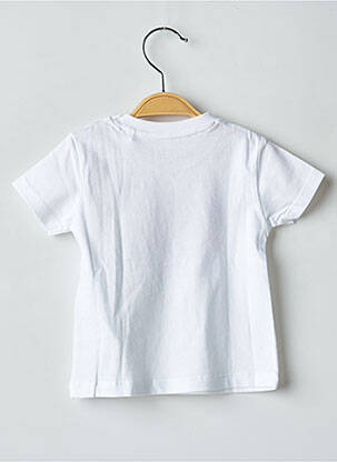 T-shirt stretch manches courtes blanc GUESS garçon