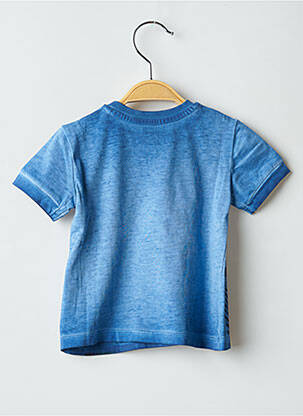 T-shirt stretch manches courtes bleu GUESS garcon