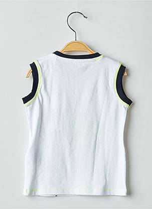 Débardeur broderie sans manche blanc GUESS garçon