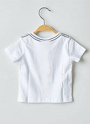 T-shirt stretch manches courtes blanc BOBOLI garçon