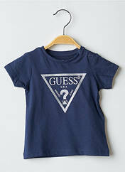 T-shirt bleu GUESS pour fille seconde vue