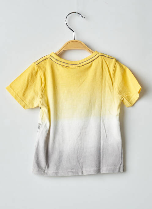 T-shirt coupe droite manches courtes jaune BOBOLI garcon