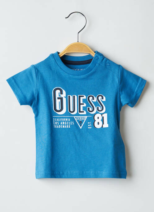 T-shirt bleu GUESS pour fille