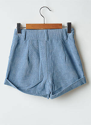 Short taille haute taille à pinces bleu MOLLY BRACKEN fille